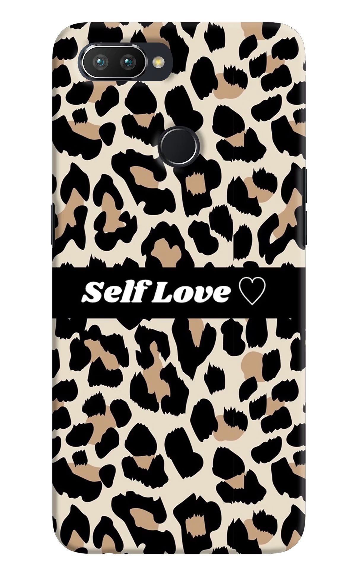 Leopard Print Self Love Realme U1 Hard Case Back Cover by Casekaro