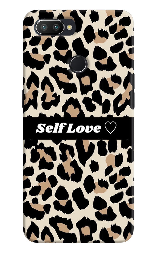 Leopard Print Self Love Realme U1 Hard Case Back Cover by Casekaro