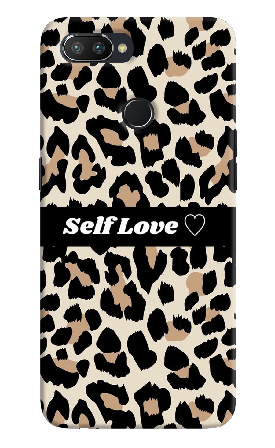 Leopard Print Self Love Realme U1 Back Cover, Hard case