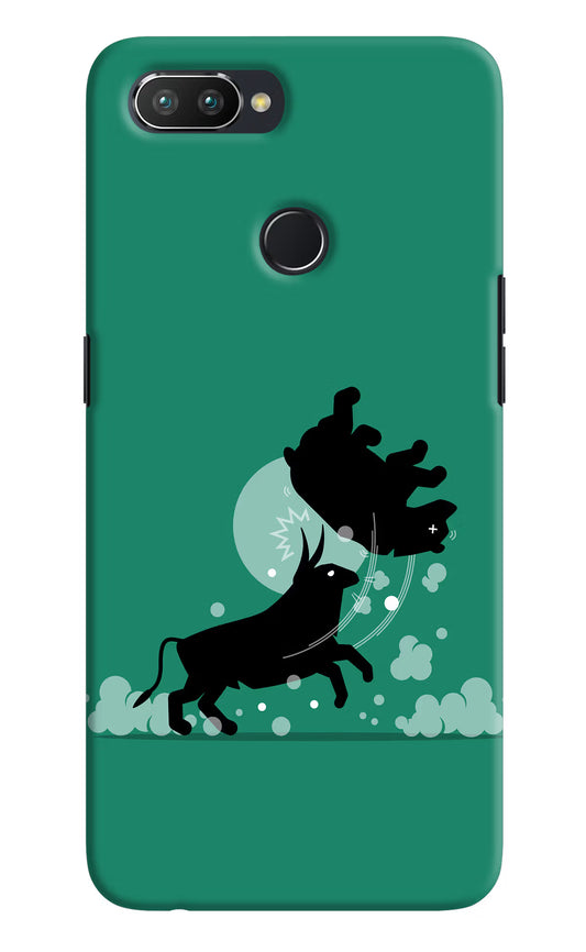 Bull Conqueror Realme U1 Hard Case Back Cover by Casekaro