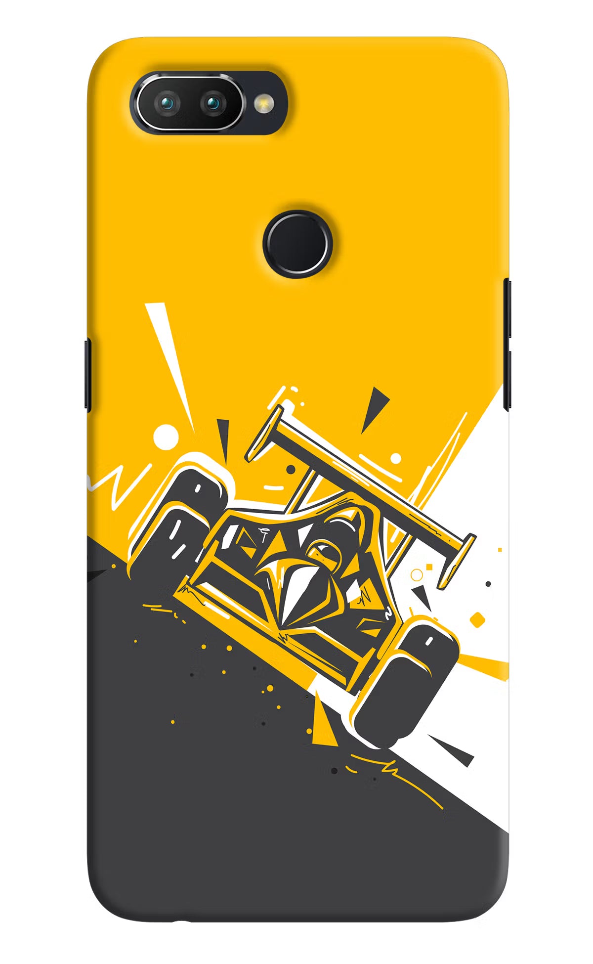 Track King Realme U1 Hard Case Back Cover by Casekaro