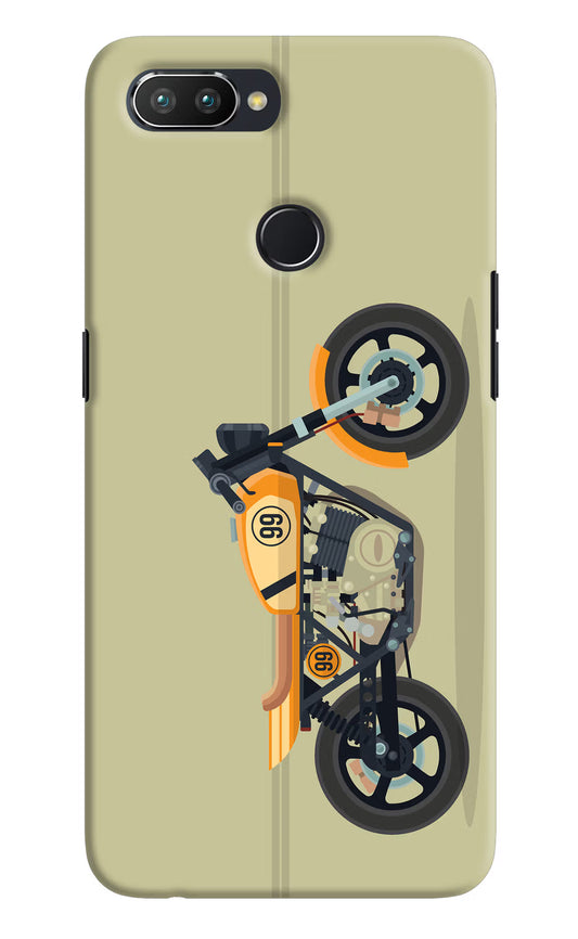 Vertical Speedster Realme U1 Hard Case Back Cover by Casekaro