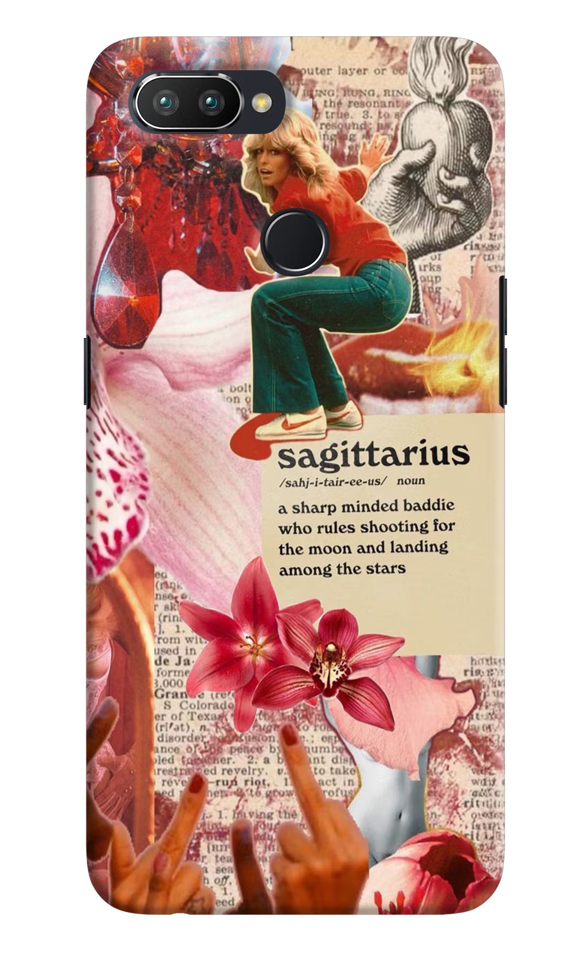 Sagittarius Zodiac Realme U1 Hard Case Back Cover by Casekaro
