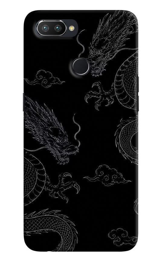 Twin Dragons Realme U1 Hard Case Back Cover by Casekaro