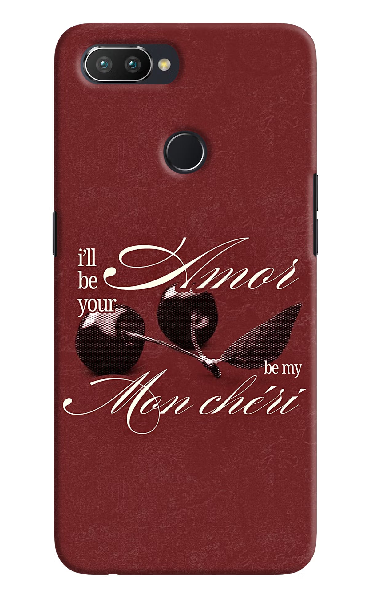Velvet Cherry Realme U1 Back Cover