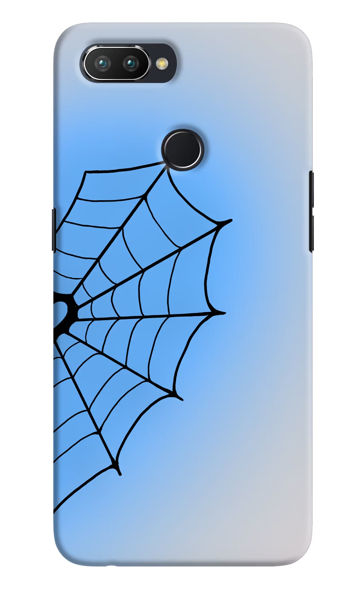 Blue Web Realme U1 Back Cover