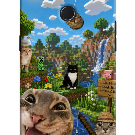 Minecraft Cat Chaos Realme U1 Hard Case Back Cover by Casekaro