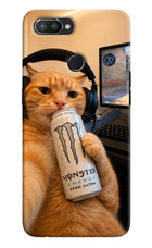 Gamer Cat Energy Realme U1 Hard Case Back Cover by Casekaro