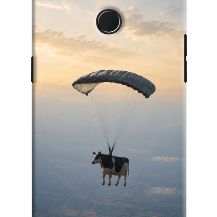 Skydiving Cow Realme U1 Hard Case Back Cover by Casekaro