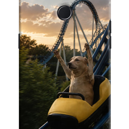 Rollercoaster Dog Realme U1 Hard Case Back Cover by Casekaro