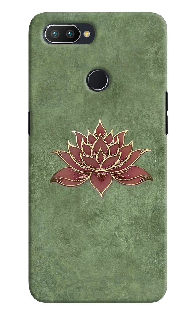 Lotus Grace Realme U1 Hard Case Back Cover by Casekaro