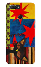 Pop Cat Realme U1 Hard Case Back Cover by Casekaro