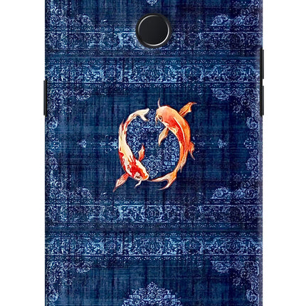 Koi Blue Realme U1 Hard Case Back Cover by Casekaro