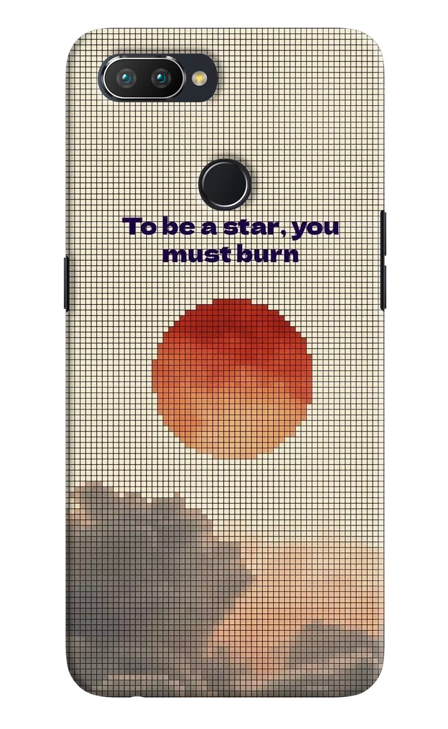 Pixel Sun Realme U1 Back Cover, Hard case