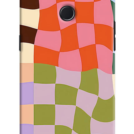 Wavy Grid Realme U1 Hard Case Back Cover by Casekaro
