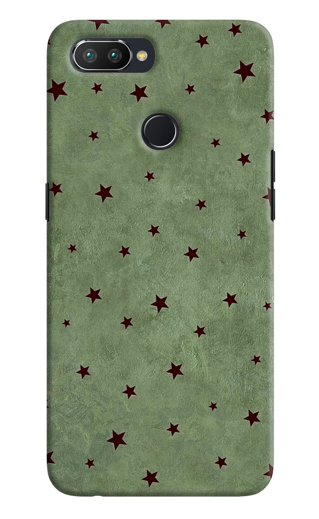 Green Stars Realme U1 Hard Case Back Cover by Casekaro