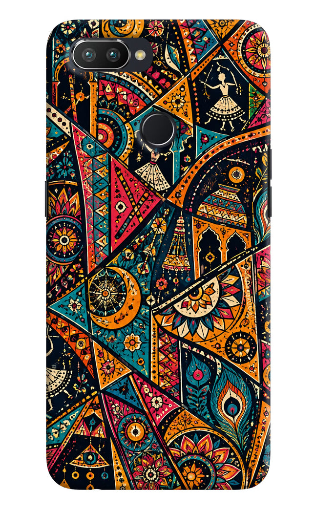 Folk Print Realme U1 Hard Case Back Cover by Casekaro