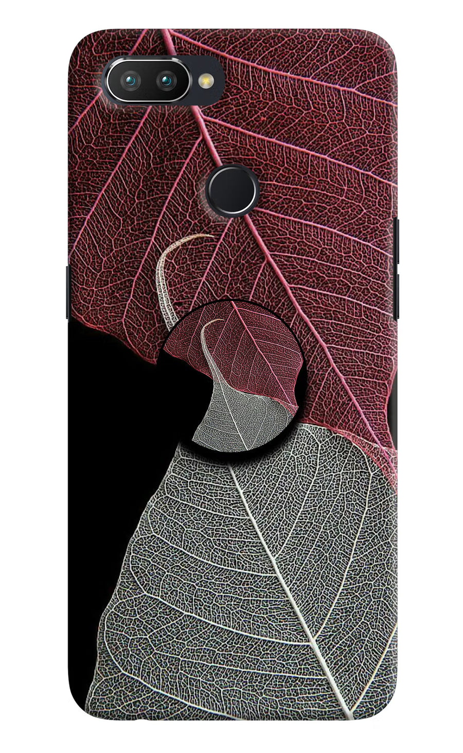 Leaf Pattern Realme U1 Pop Case, Hard case