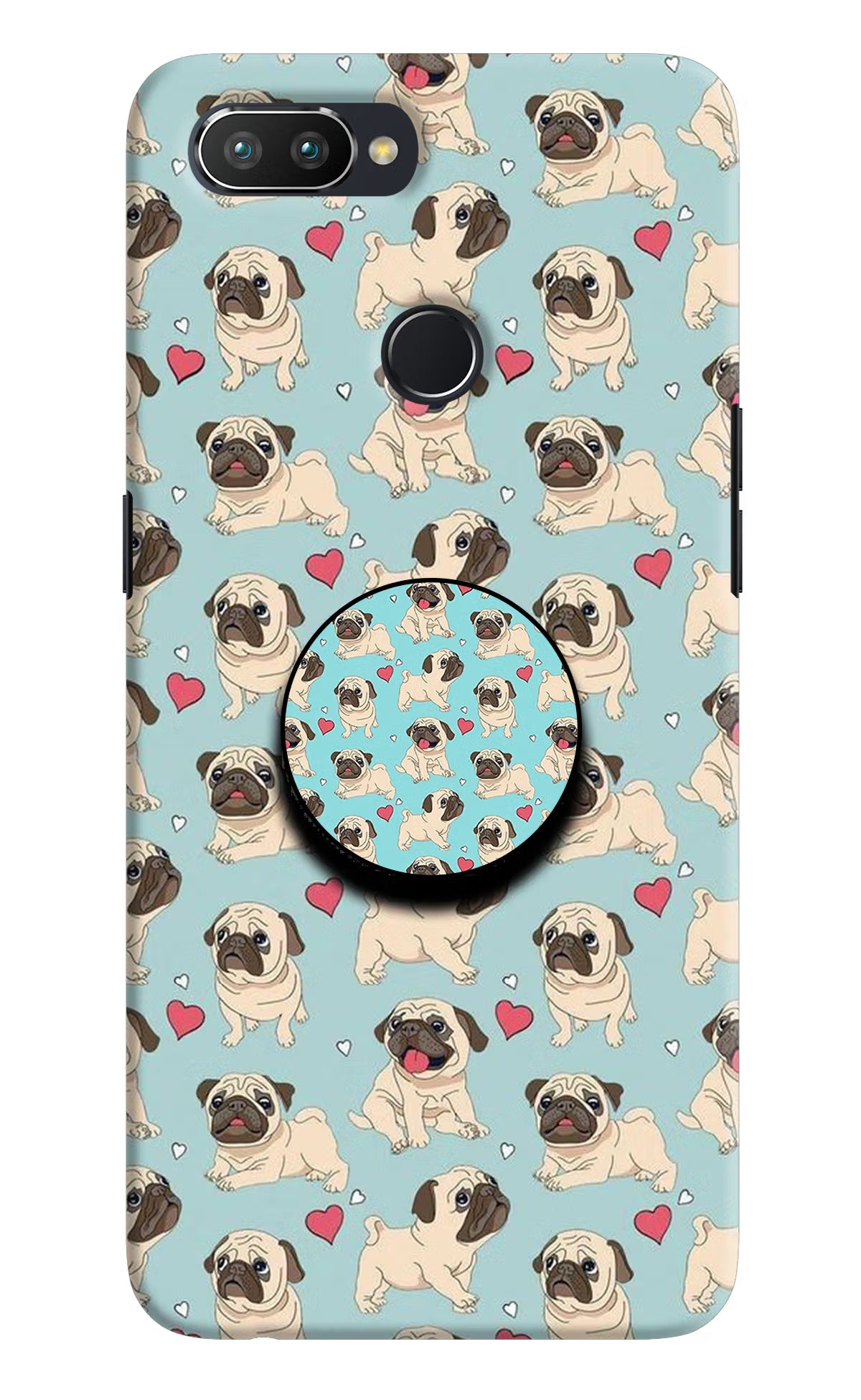 Pug Dog Realme U1 Pop Case by Casekaro