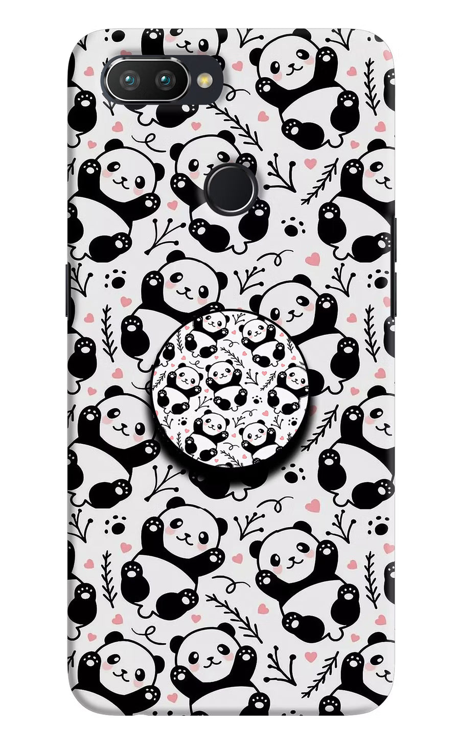 Cute Panda Realme U1 Pop Case, Hard case