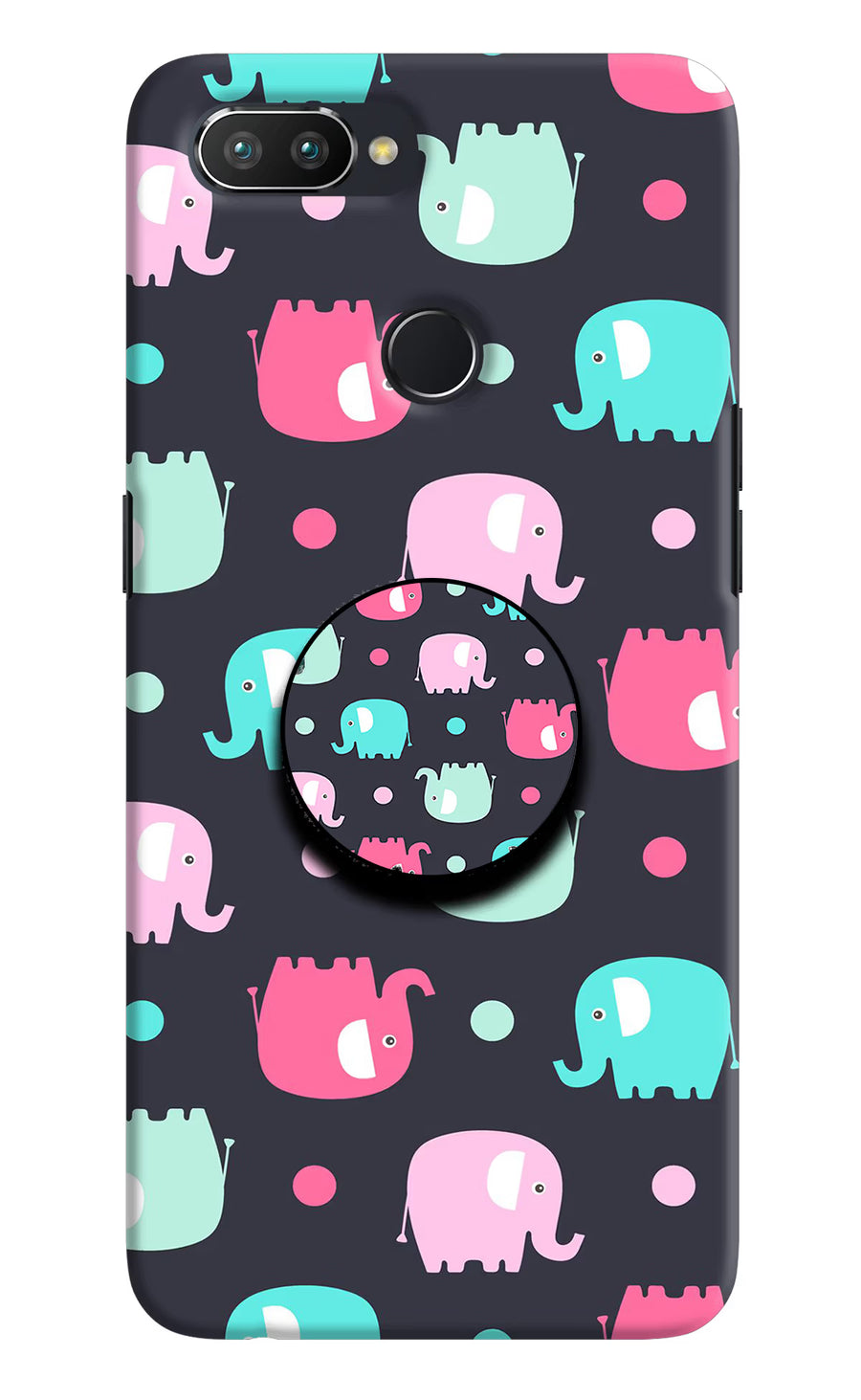 Baby Elephants Realme U1 Pop Case, Hard case