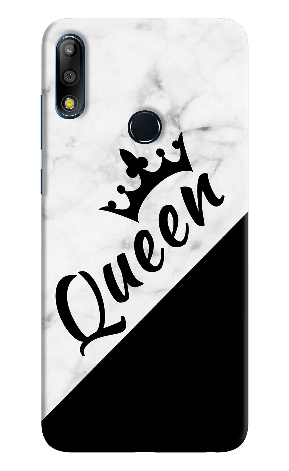Queen Asus Zenfone Max Pro M2 Hard Case Back Cover by Casekaro