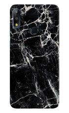 Black Marble Texture Asus Zenfone Max Pro M2 Hard Case Back Cover by Casekaro