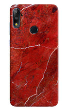 Red Marble Design Asus Zenfone Max Pro M2 Hard Case Back Cover by Casekaro