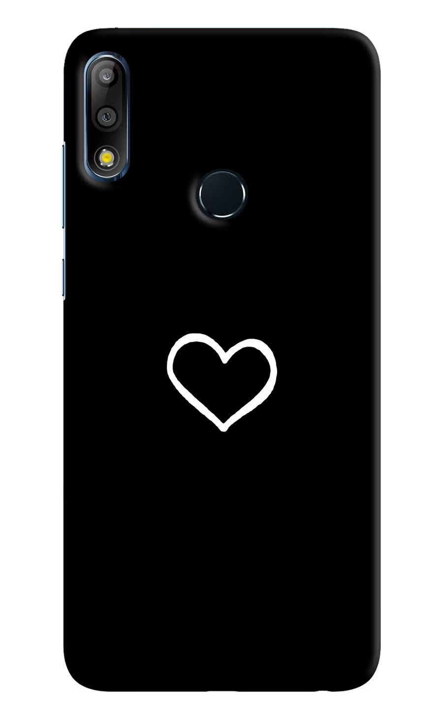 Heart Asus Zenfone Max Pro M2 Back Cover, Hard case