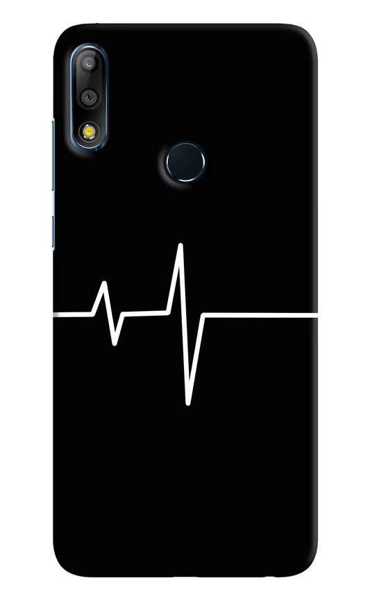 Heart Beats Asus Zenfone Max Pro M2 Hard Case Back Cover by Casekaro