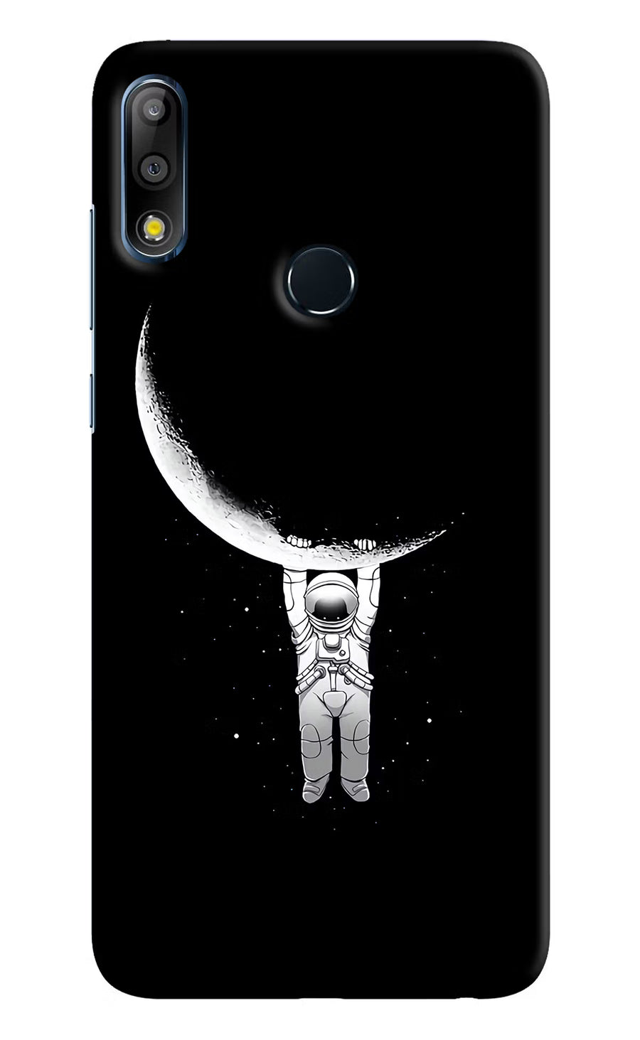 Moon Space Asus Zenfone Max Pro M2 Back Cover, Hard case