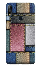 Multicolor Jeans Asus Zenfone Max Pro M2 Hard Case Back Cover by Casekaro