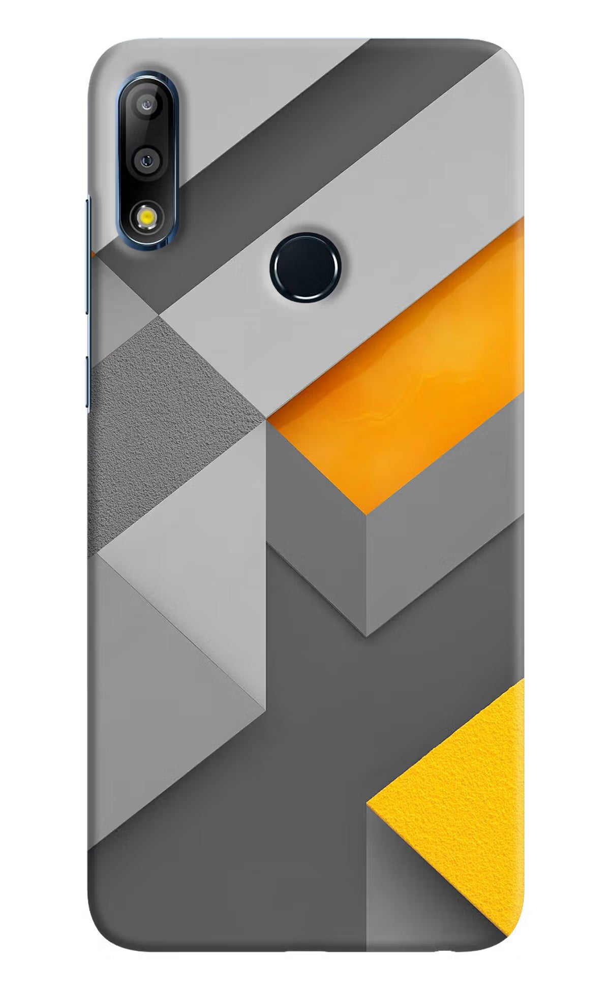 Geometric Spectrum Pattern Hard Case Back Cover for Asus Zenfone Max Pro M2 by Casekaro