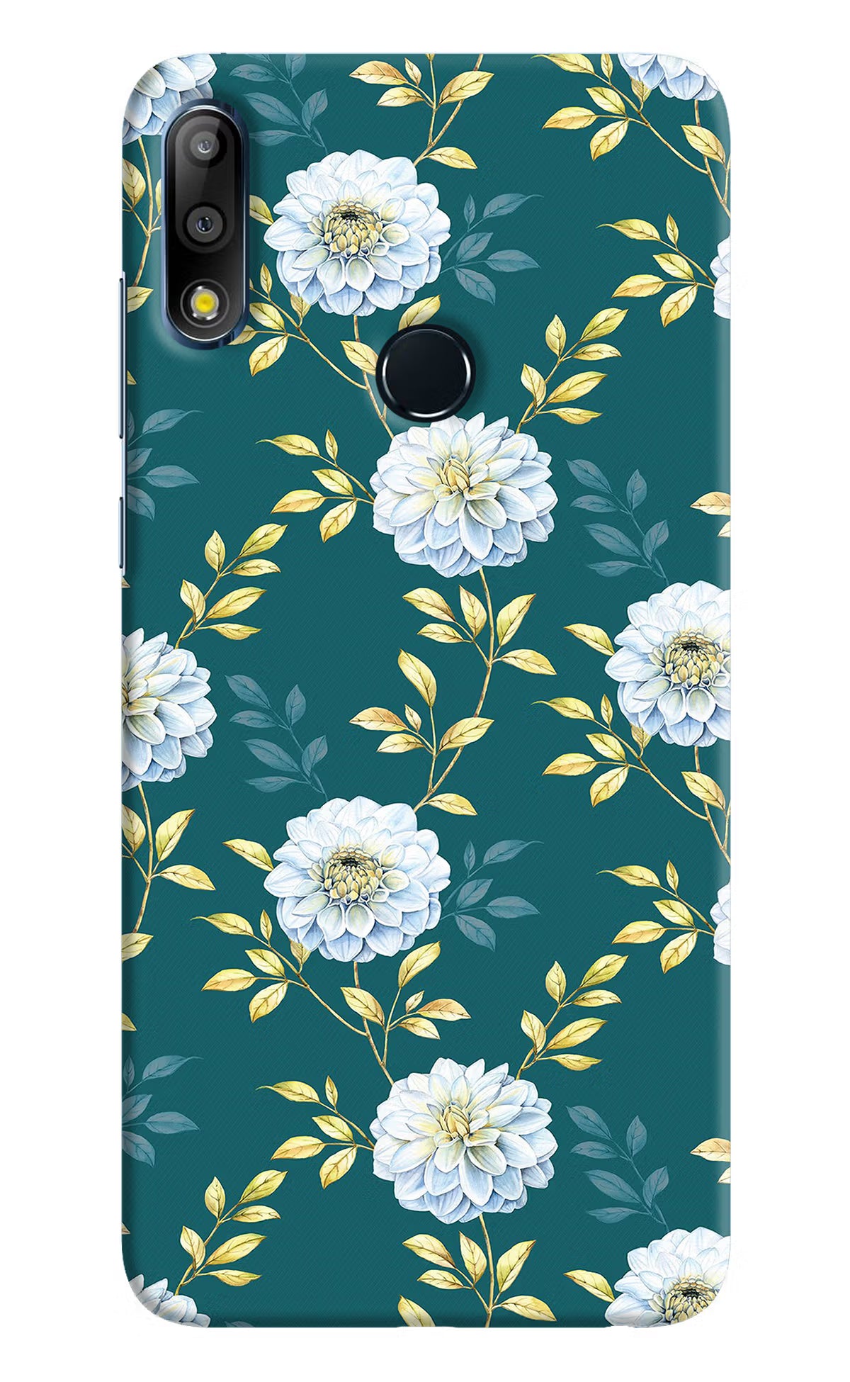 Flowers Asus Zenfone Max Pro M2 Hard Case Back Cover by Casekaro