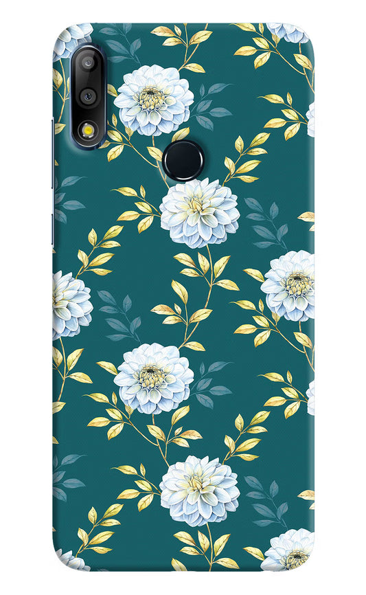 Flowers Asus Zenfone Max Pro M2 Hard Case Back Cover by Casekaro