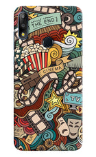 Cinema Abstract Asus Zenfone Max Pro M2 Hard Case Back Cover by Casekaro