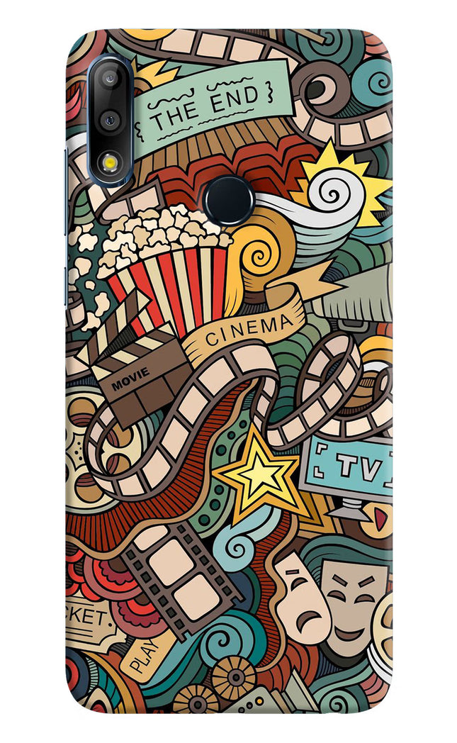 Cinema Abstract Asus Zenfone Max Pro M2 Hard Case Back Cover by Casekaro