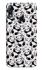 Cute Panda Asus Zenfone Max Pro M2 Hard Case Back Cover by Casekaro