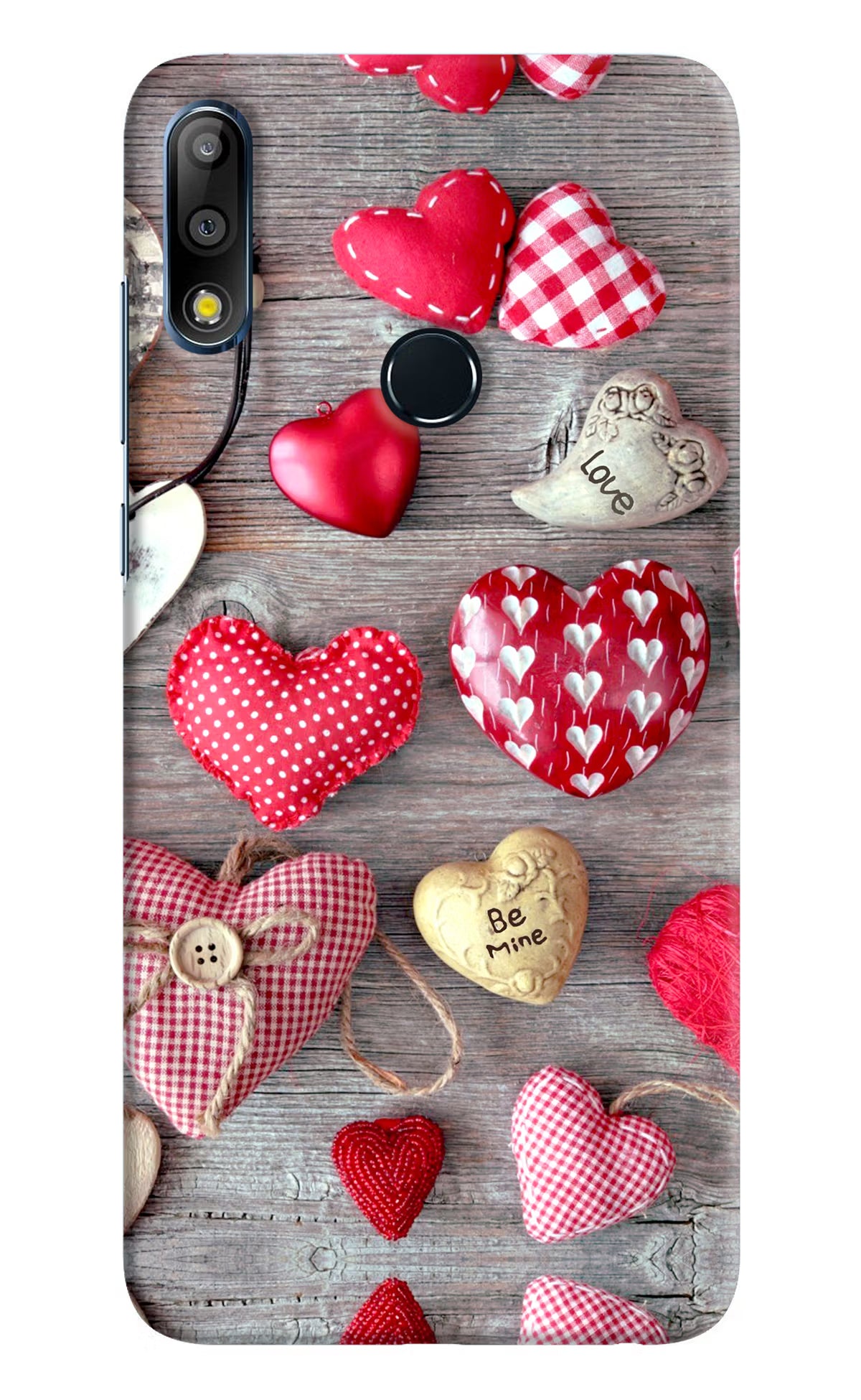 Love Wallpaper Asus Zenfone Max Pro M2 Hard Case Back Cover by Casekaro