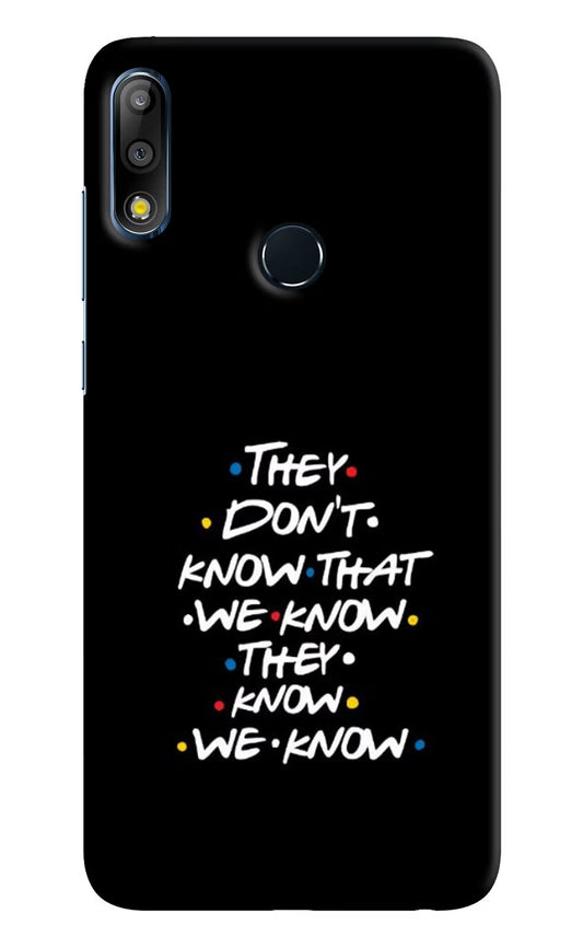 FRIENDS Dialogue Asus Zenfone Max Pro M2 Hard Case Back Cover by Casekaro