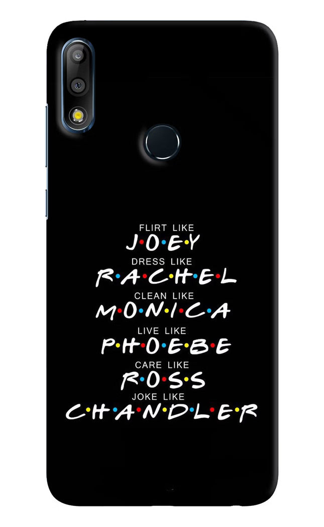 FRIENDS Character Asus Zenfone Max Pro M2 Hard Case Back Cover by Casekaro