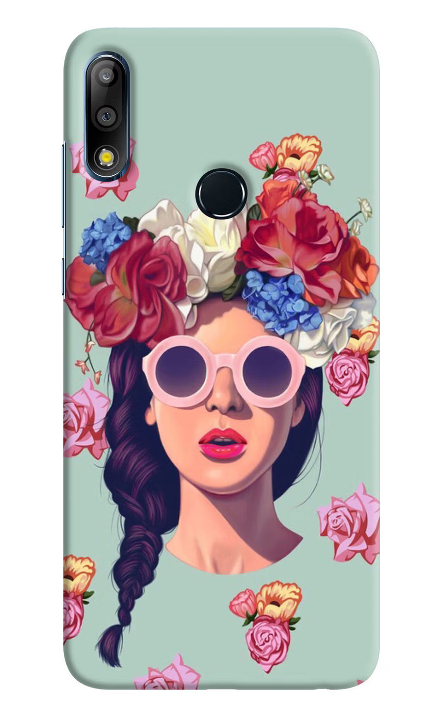 Pretty Girl Asus Zenfone Max Pro M2 Back Cover, Hard case