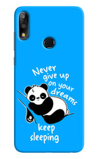 Keep Sleeping Asus Zenfone Max Pro M2 Hard Case Back Cover by Casekaro