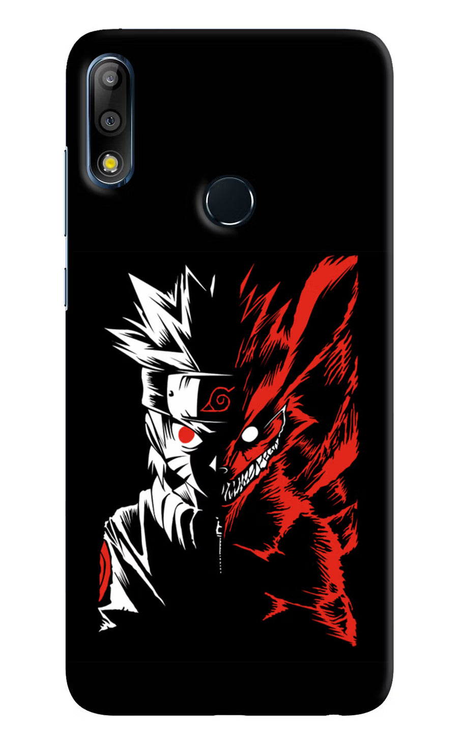Naruto Two Face Asus Zenfone Max Pro M2 Back Cover, Hard case