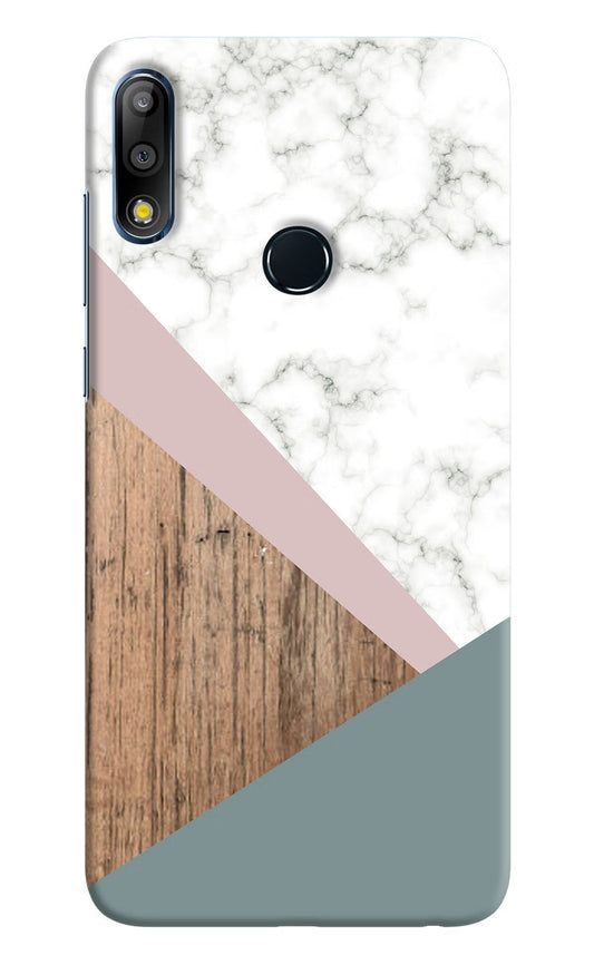 Marble wood Abstract Asus Zenfone Max Pro M2 Hard Case Back Cover by Casekaro
