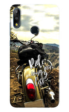 Ride More Worry Less Asus Zenfone Max Pro M2 Hard Case Back Cover by Casekaro