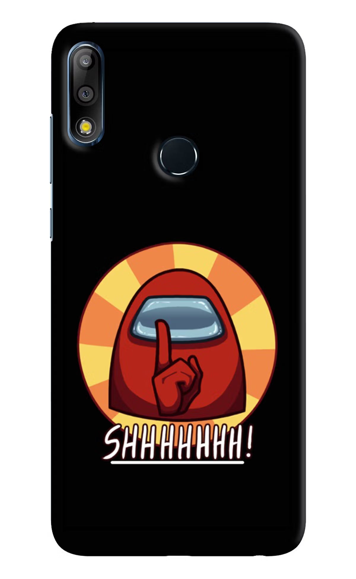 Among Us Shhh! Asus Zenfone Max Pro M2 Hard Case Back Cover by Casekaro