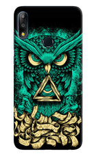 Green Owl Asus Zenfone Max Pro M2 Hard Case Back Cover by Casekaro