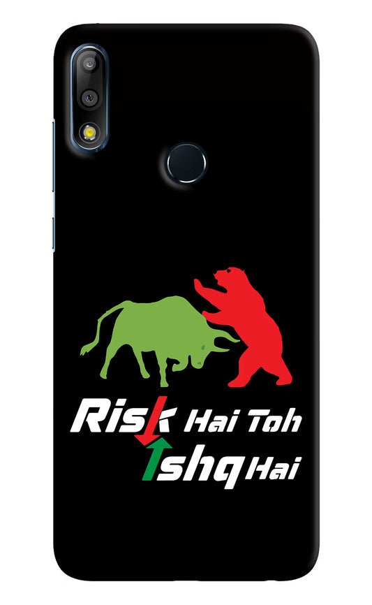 Risk Hai Toh Ishq Hai Asus Zenfone Max Pro M2 Hard Case Back Cover by Casekaro