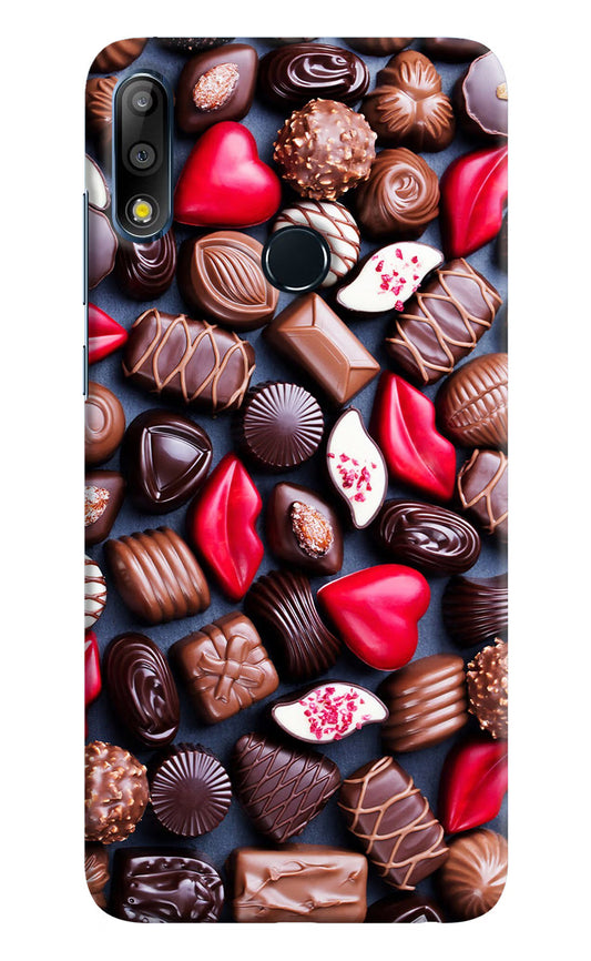 Chocolates Asus Zenfone Max Pro M2 Hard Case Back Cover by Casekaro
